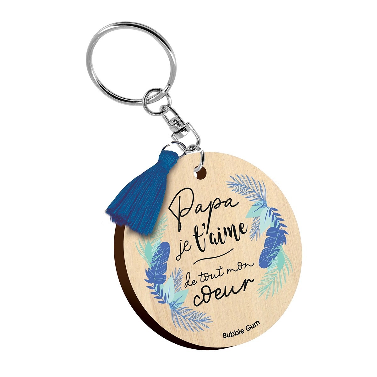 Porte Cles Imprimes Papa Je T Aime De Tout Mon Coeur