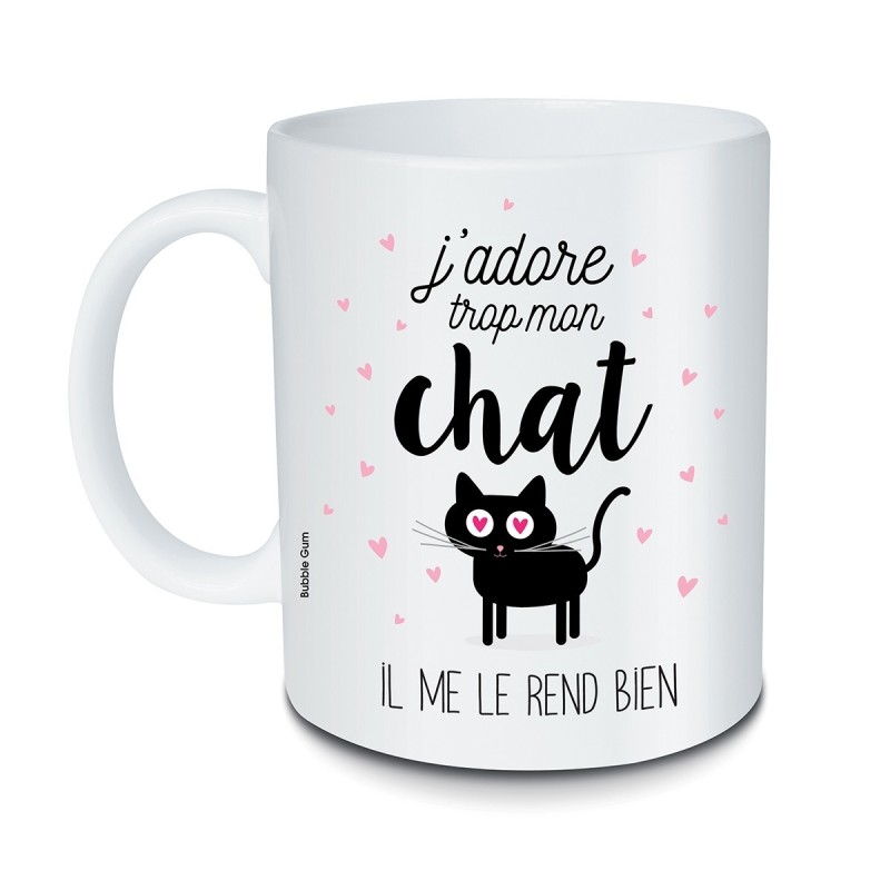 Mug J Adore Trop Mon Chat