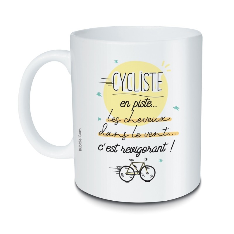 Mug Cycliste en piste