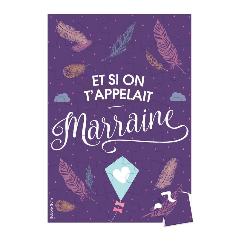 Puzzle A Message Surprise Marraine
