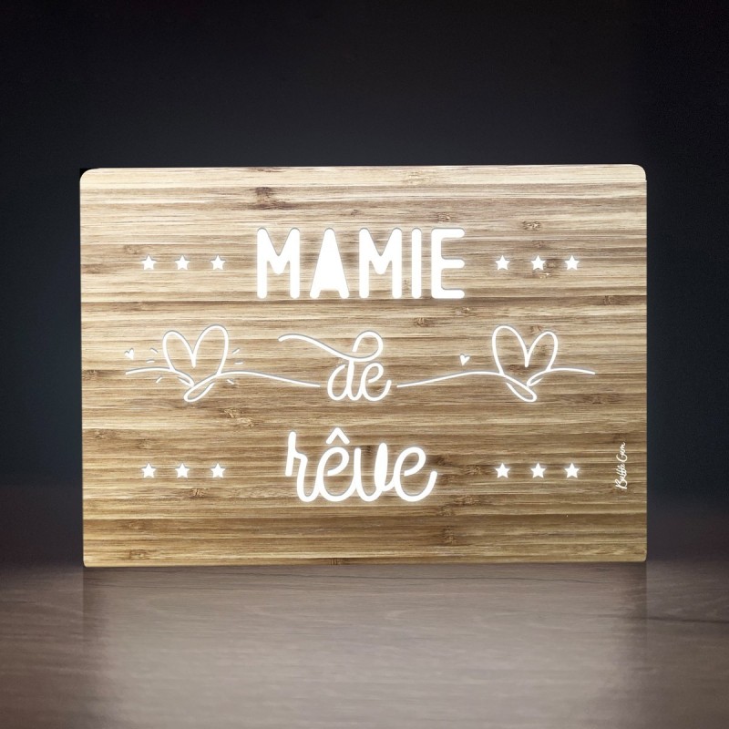 Little light box bois - Mamie de rêve