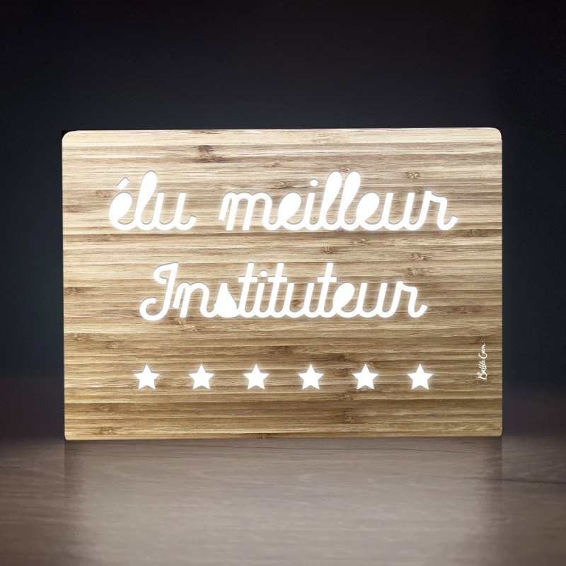 Little light box bois - Elue meilleur instituteur